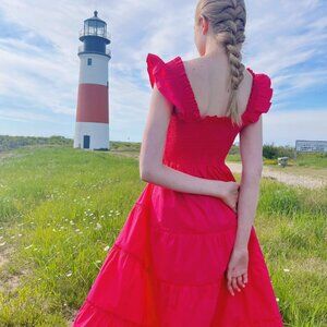 Hill House Ellie Nap Dress in Raspberry, XS